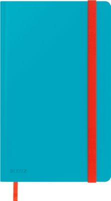 Notizbuch Leitz Cosy, DIN A5, kariert, 100 g/m² Papier, 80 Blatt, Hardcover, blau