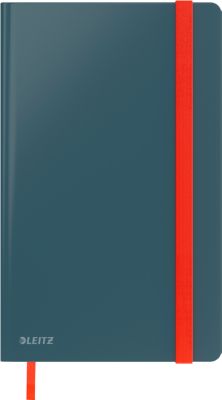 Notizbuch Leitz Cosy, DIN A5, kariert, 100 g/m² Papier, 80 Blatt, Hardcover, grau