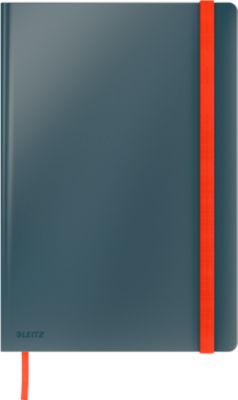 Notizbuch Leitz Cosy, DIN B5, kariert, 100 g/m² Papier, 80 Blatt, Hardcover, grau