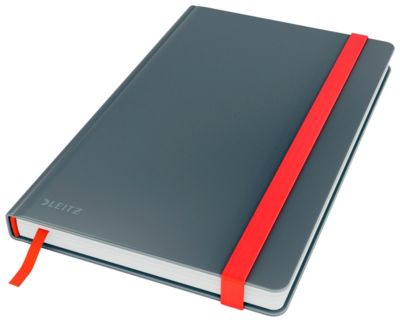 Notizbuch Leitz Cosy, Format A5, 80 karierte Blatt, Hardcover-Einband, FSC®-zertifiziert, samtgrau