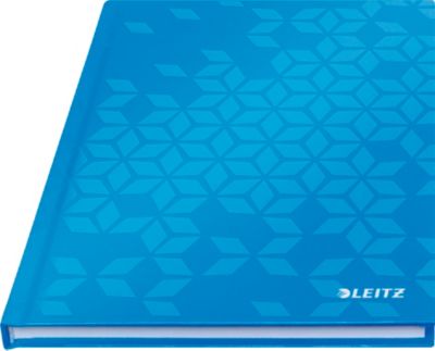 Notizbuch Leitz WOW, Format A5, 80 karierte Blatt, Hardcover-Einband, FSC®-zertifiziert, blau