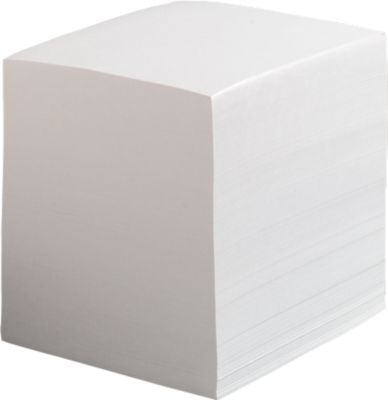 Notizzettel, 700 Blatt, zum Nachfüllen einer Zettelbox, 90x90x90 mm, weiß