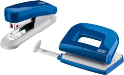 Novus Locher-Hefter SET Evolution Twin Set fresh, blau