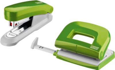 Novus Locher-Hefter SET Evolution Twin Set fresh, grün