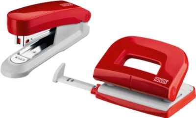 Novus Locher-Hefter SET Evolution Twin Set fresh, rot