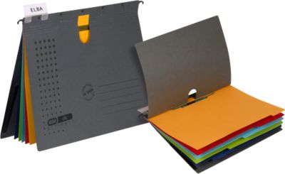 Organisationshefter ELBA chic® ULTIMATE®, DIN A4, inkl. Sichtreiter, B 318 x T 6 x H 255 mm, mehrfarbig, 3 Stück