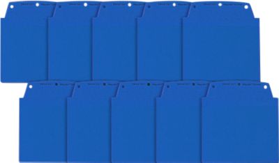 Orgatex insteekhoezen, A6 liggend, blauw, 10 st.