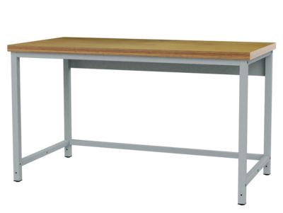 Packtisch Bedrunka+Hirth Basic, Grundtisch, bis 300 kg, Buche-Multiplex-Arbeitsplatte, B 1500 x T 750 x H 859 mm