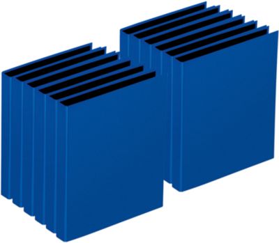 PAGNA Ringbuch, 2er-Mechanik, DIN A4, Rückenbreite 35 mm, 12 Stück, blau
