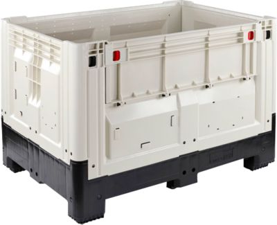 Palettenbox mit Füßen, klappbar, 565 Liter