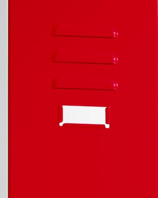 Papieretiketten en folie voor lockers, 100 stuks