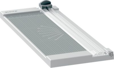 Papierschneider Leitz Precision Home A4, bis A4, bis 8 Blatt, Papierklemme, Ableselineal, Stahl und Kunststoff