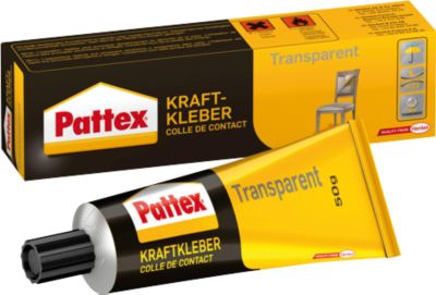 Pattex Kraftkleber Transparent, lösemittelhaltig, 50 g