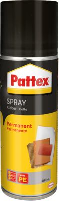 Pattex Sprühkleber Power Spray, permanent, 200 ml, transparent