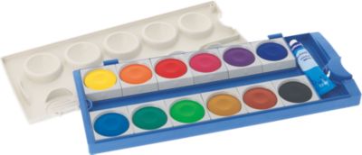 Pelikan Deckfarbkasten K12® eco, inkl. Deckweiß, 12 Farben