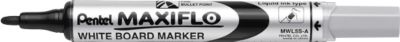 Pentel Whiteboardmarker Maxiflow, Schreibspitze 2 mm, 12 Stück, schwarz