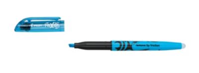 PILOT Textmarker FriXion Light Natural, Keilspitze, Strichstärke 3,8 mm, Schreibfarbe blau, radierbar, Recycling-Kunststoff, 1 Stück