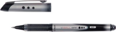 PILOT Tintenroller V-Ball Grip, schwarz, Strichstärke 0,4 mm, 12 Stück
