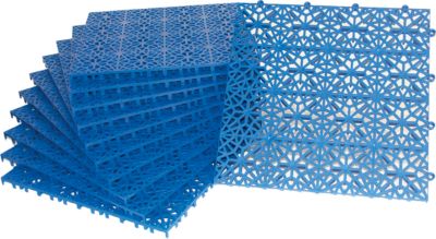 Platten Yoga Rost, blau, 11 Stück