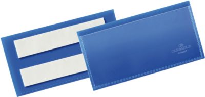 Pochettes pour étiquettes multifonctionnelles et identification, PP, autocollant, n'altère pas les documents, l. 100 x H 38 mm, 50 p.