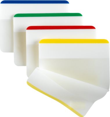 Post-it Index Strong, Extra Stark, Typ 686-F1, blau, grün, rot, gelb