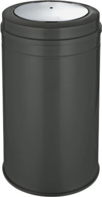 Poubelle à couvercle basculant, anthracite