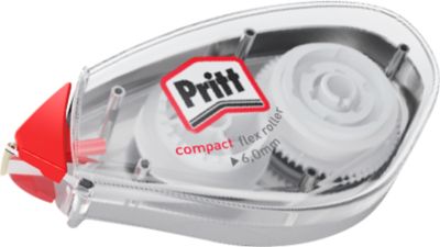 Pritt Compact Flex Korrektur Roller, Push & Pull Funktion, 6 mm Breite