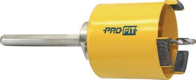 PROFIT Lochsäge Concrete Light Dry, D 114 mm, Schnitt-T 65 mm, HSS, für Beton bis 65 N/mm²