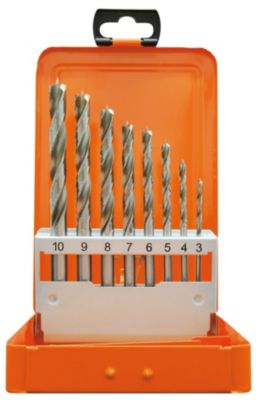 Projahn Holzspiralbohrer-Set PRIMECUT, HSS M2, 8-teilig, Ø 3–10 mm, zylindrischer Schaft