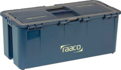 Raaco Werkzeugkoffer Compact 20, 6 Einsteckfächer, B 474 x T 239 x H 190 mm, Polypropylen, blau