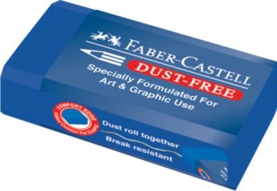 Radierer, Faber Castell Dust-free blau