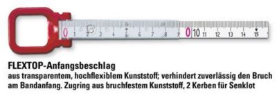 Rahmenbandmass ERGOLINE L.30m Band-B.13mm A mm/cm EG II Alu.gelb