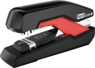 Rapid Heftgerät Supreme Omnipress, schwarz/rot