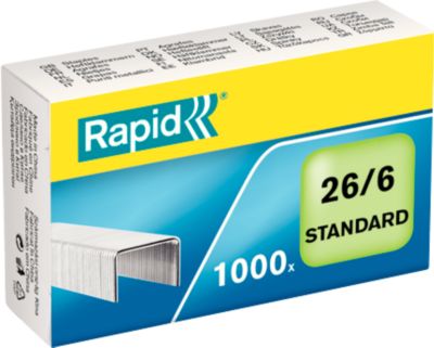 Rapid Heftklammern 26/6 mm, 1000St