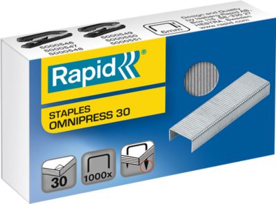 Rapid Heftklammern Omnipress 30, 1000 Stück