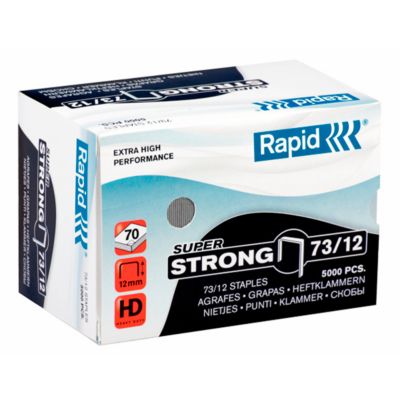 Rapid SuperStrong Heftklammern 73/12, heftet von 40 bis 70 Blatt, 5.000 Stück