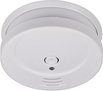 Rauchmelder brennenstuhl® RM C 9010, rund, EN 14604, Lautstärke 85 dB, inkl. Batterie und Befestigungsmaterial, Ø 100 mm, Kunststoff, weiss