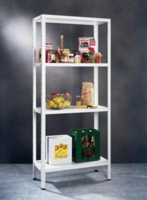 Rayonnage à emboîter, H 1800 x l. 1200 x P 350 mm, blanc