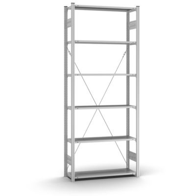 Rayonnage basique sans boulon Orion Plus, L 1000 x P 300 x H 2500 mm