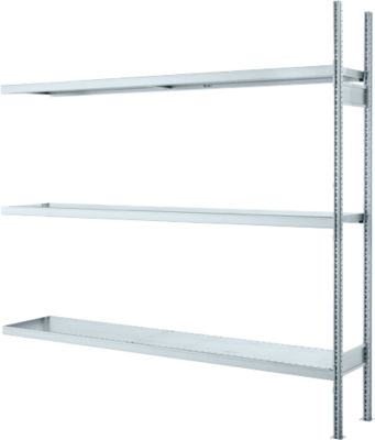 Rayonnage longue portée WR 3000, module d'extension, profondeur 400 mm, hauteur 2278 mm, largeur de module 2282 mm