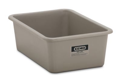 Rechteckbehälter Standard, GFK, 100 l, grau