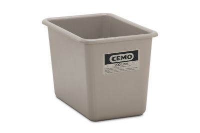 Rechteckbehälter Standard, grau, 200 l hoch