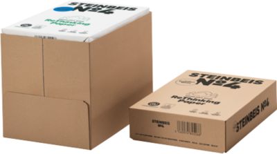 Recyclingpapier Steinbeis №4, DIN A4, 80 g/m², naturweiß, 10 x 500 Blatt