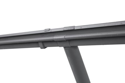 Regenrinne & Fallrohr für Überdachungssystem WSM Leipzig, B 2250 mm, Kunststoff