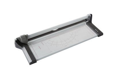 Rollenschneidemaschine A3 SH R38, für Formate bis A3, Schneidleistung 8 Blatt, B 210 x T 610 x H 72 mm, Metall, silber-schwarz