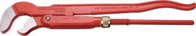 ROTHENBERGER Eckrohrzange Super S, L 235 mm, Spannweite 22 mm, für Rohre 1/2", Chrom-Vanadium-Stahl, DIN 5234 C