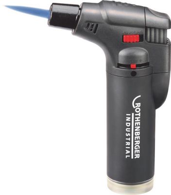 ROTHENBERGER INDUSTRIAL Gasbrenner, Piezozündung, regulierbare Flamme, sturmsicher, universell einsetzbar