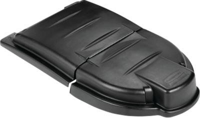 Rubbermaid Deckel Mega Brute für Sammelbehälter 454 l, B 704,9 x T 765,2 x H 482,6 mm, LDPE, schwarz