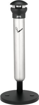 Rubbermaid Standascher Infinity, Vollmetall, mit 4,9 L Inneneimer, für Aussenbereich