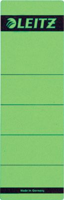 Rückenschild LEITZ®, Rückenbreite 80 mm, selbstklebend, 10 Stück, grün